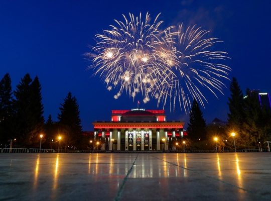 Где увидеть фейерверк 9 Мая в Новосибирске