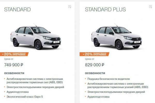 Подушки безопасности от АвтоВАЗа как платная опция
